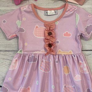 Sparkledots kitty dress